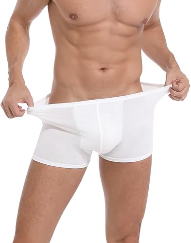 Miniatura 2 de Ropa interior desechable para hombre para viajes y estancias hospitalarias- Calzoncillos 100% algodón (8 unidades)