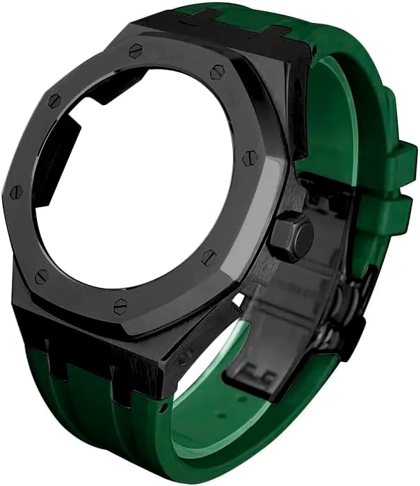 Casioak Steel Case MOD Kit for Shock G-SHOCK GA2100 GA2110 Silver Crown