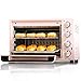 Mini horno de 35 l, horno de cocina eléctrico multifuncional, 1600 W, funciones de cocción 4, interruptores giratorios 4, temporizador 60, 70 ° -230 ° C, modo de convección particularmente efectivo, f
