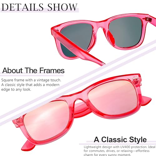 Image of SIPHEW Polarized Sunglasses for Women & Men - UV400 Mirrored Eyewear | Designer Unisex Fashion Sun Glasses w /Medium Fit,Suitable for Any Face Shape,Beach,Everyday Wear