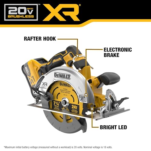 DEWALT 20V MAX XR 7-1/4 in. Circular Saw