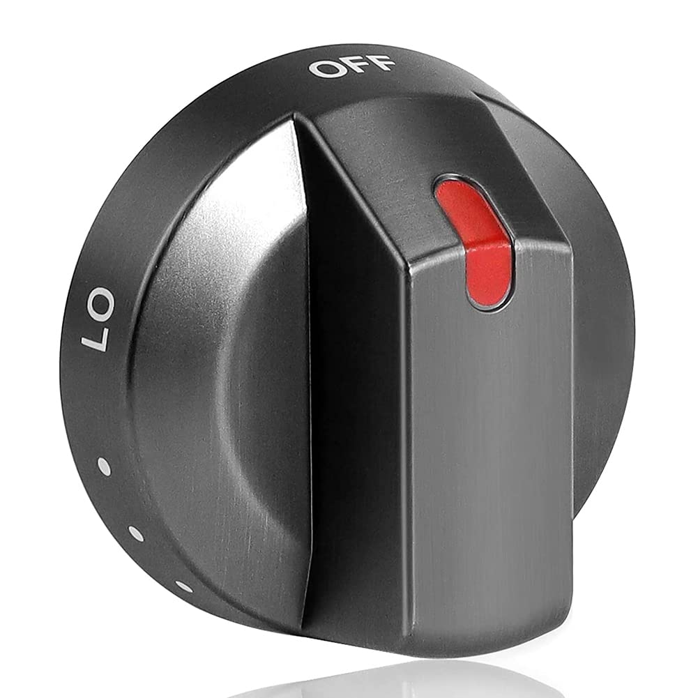 Ctrlzs Black 1Pcs Dg64-00473B Replacement Stove Gas Range Knobs For Nx58m6850sg,Nx58j5600sg,Nx58j7750sg