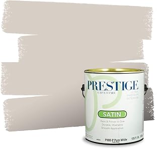 Paints P400-P-MQ3-6 Interior Paint and Primer in One, 1-Gallon, Satin, Comparable Match of Behr Granite Dust, 1 Gallon, B83-Granite
