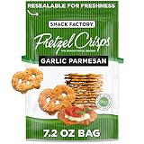 Snack Factory Pretzel Crisps, Garlic Parmesan, 7.2 Oz