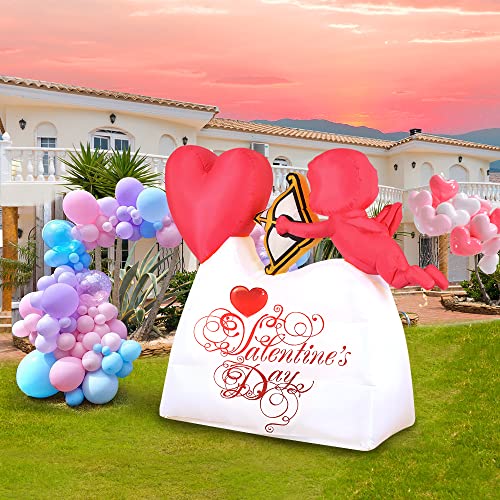 Valentine's Day Inflatable Arrow Of Love Yard Decorations,7Ft Blow Up Cupid's Arrow Lighted Hearts Décor For Romantic Party,Wedding, Anniversary,Proposal Patio,Lawn Garden Valentine Decor #TOP2