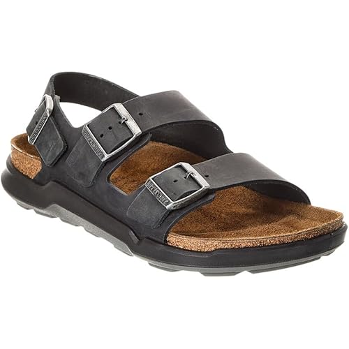 Birkenstock 1018426146 Milano Ct Black Oil LTR R 46
