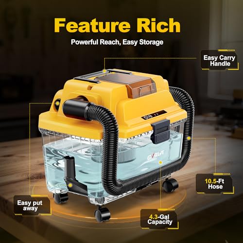 GEVEELIFE Cordless Shop Vacuum