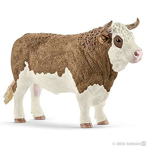 Preisvergleich Produktbild SCHLEICH 13800 13800-Fleckvieh Bulle, Mehrfarbig