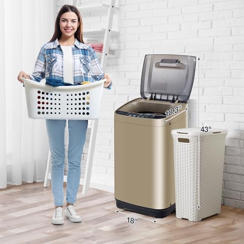 Antifir WASHER031 Portable Washing Machine,15.6 Lbs Full-Automatic Washer And Dryer Combo,Compact Laundry Washing Machine thumb #5
