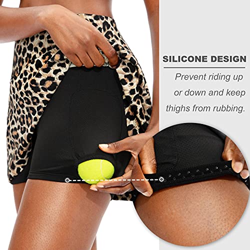 Soothfeel Pleated Tennis Skirt for Women with Pockets Women's High Waisted Athletic Golf Skorts Skirts for Workout Running3