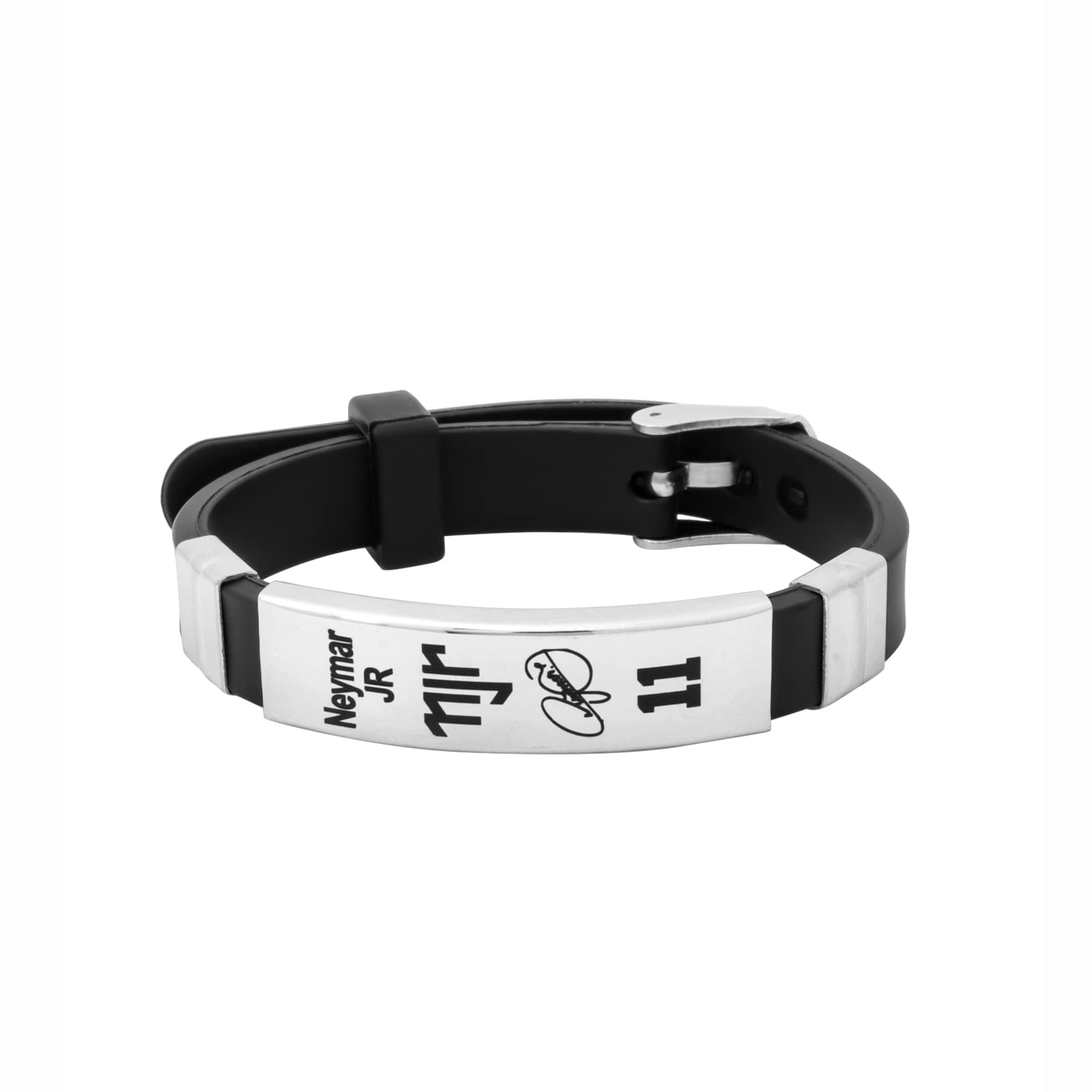 Yellow Chimes Bracelets for Men & Boys Silicone Bracelet for Men | Stainless Steel Wristbands NEYMAR Jr Signature Engraved Bracelets for Men | Birthday Gift for Men & Boys Anniversary Gift for Husband (B0C2Z1VMDJ) Amazon Price History, Amazon Price Tracker
