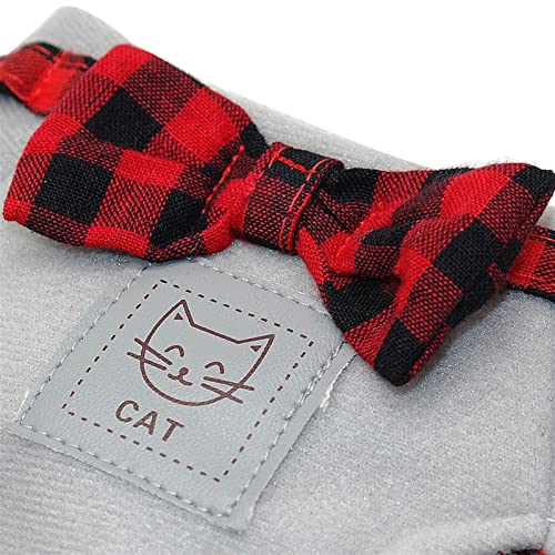 Ensemble de laisses harnais pour chat vert ajustable taille M