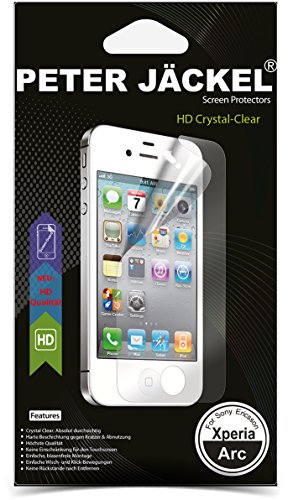 Peter Jäckel HD Premium Film de d'écran Crystal Clear pour Sony-Ericsson Arc/Arc S