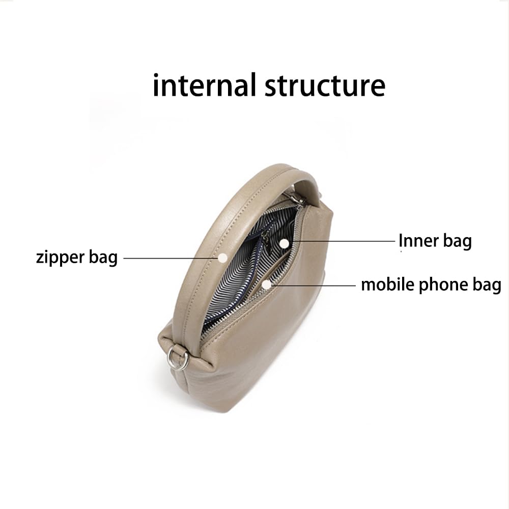 Premium Poczucie wypoczynku Uniwersalna Mała Poduszka Torba Retro Commuter Chain Damska Torebka Crossbody, kawa, Plecak na co dzień