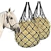 2PCS Hay Net for Horses,Slow Feed Hay Bag for Horses Goat Sheep,Hanging Hay Feeder Bag for Horses Stable Stall Paddock Rest Toy