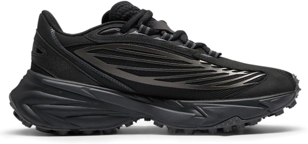 PUMA Mens Spirex Carbon Lace Up Sneakers Shoes Casual - Black