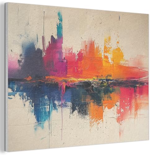 Art mural en feutre MuchoWow 100x70 cm decoration moderne aquarelle