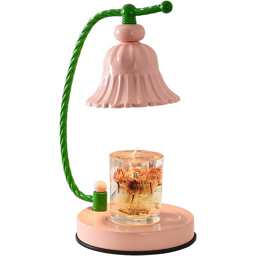Lampe chauffe-bougie sans flamme KLUFO anti-fumée avec abat-jour design