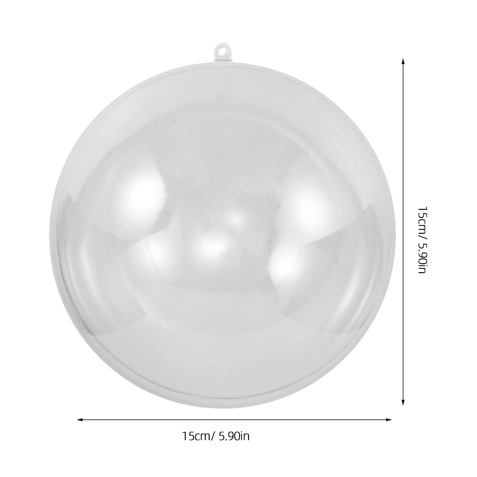 Amazon.co.jp: TOYMYTOY プラスチックボール 透明 中空 15cm