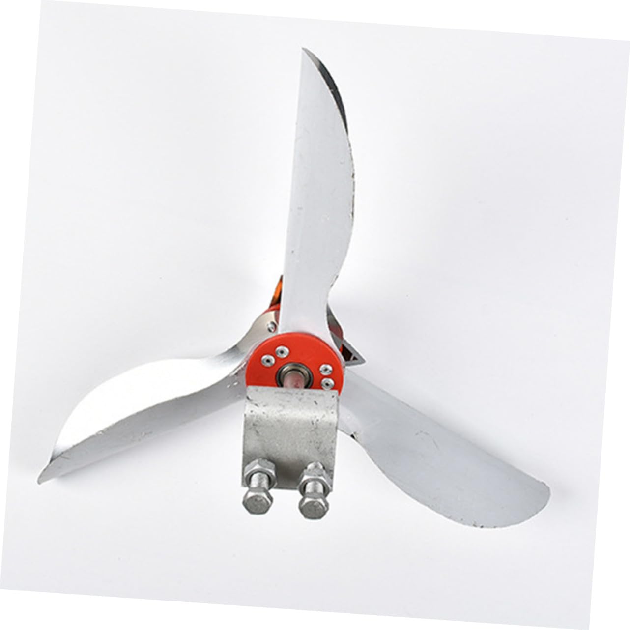 Vogel Windmühle aus Edelstahl und Abs, Silber, Reflektierend für Vögel