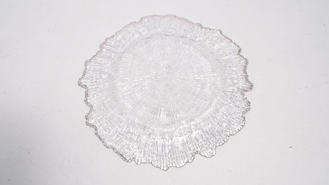 Platos cargadores transparentes 13 pulg x 25 piezas miniatura 7