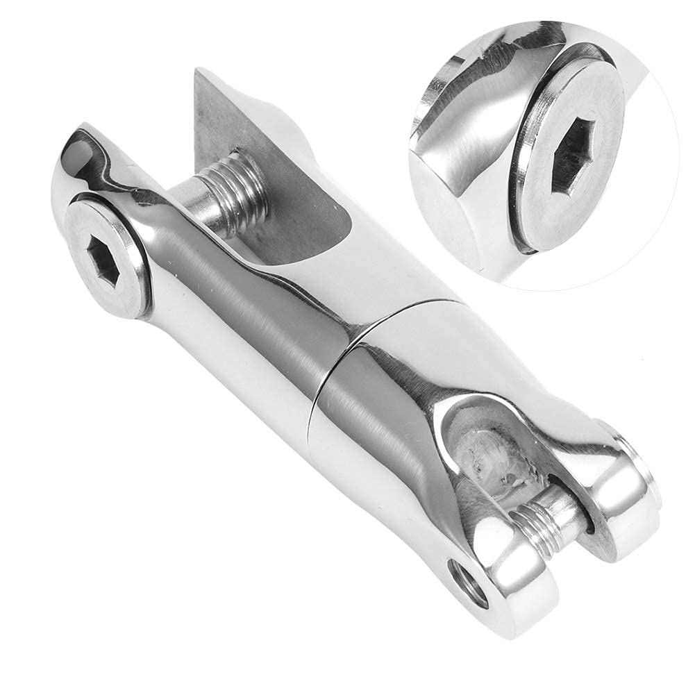 Aramox Conector Giratorio de Ancla, Acero Inoxidable, Accesorio para Barco, Compatible con Cadena de 6 a 8 mm