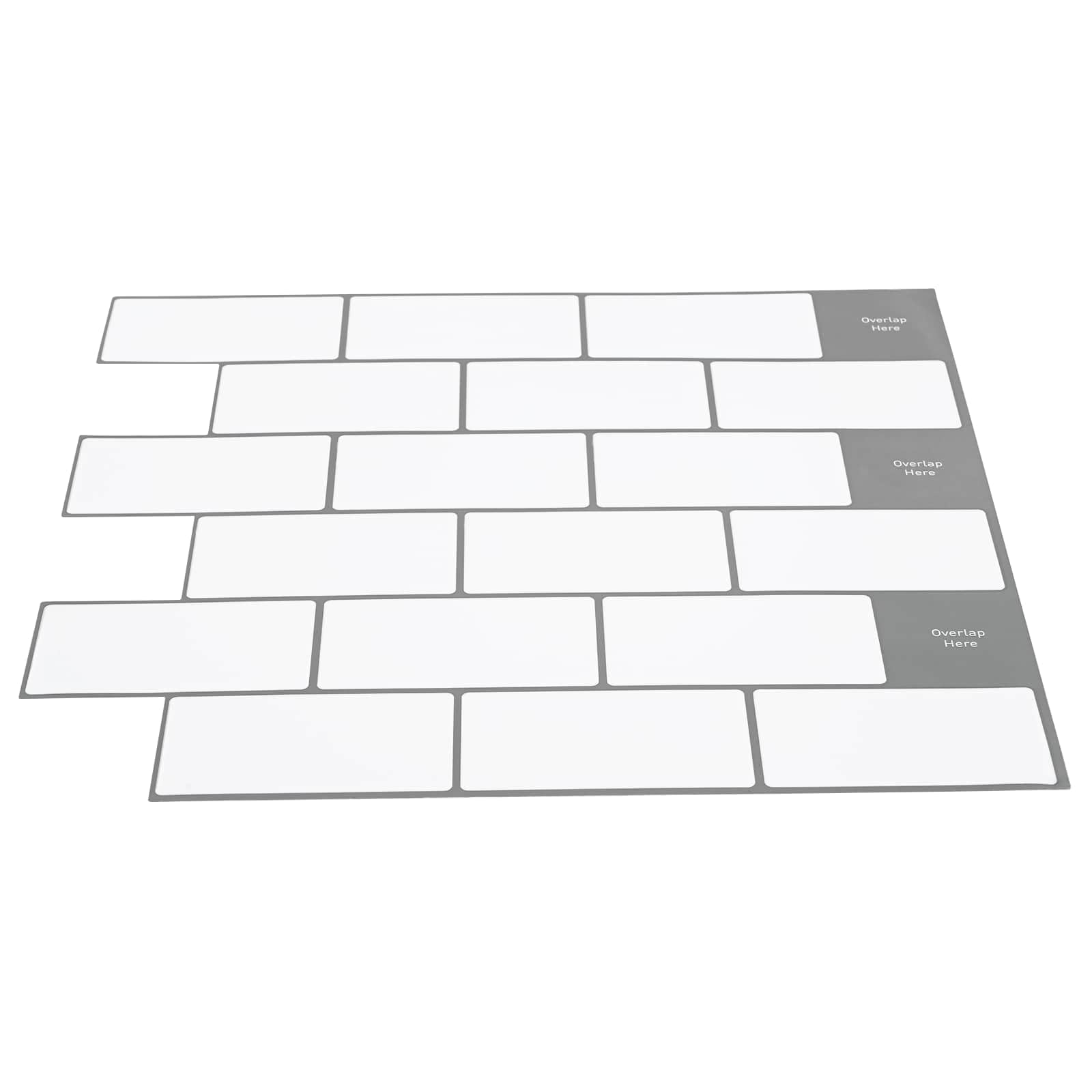 Płytka metra 20 sztuk biały szary 30 x 30 cm