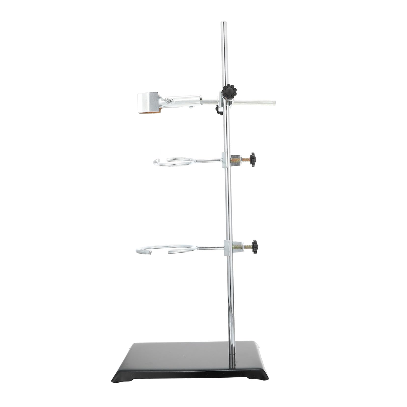 Holibanna Support de Laboratoire avec Base Stable Kit Complet pour Fixation et Support Instruments Chimiques Matériel de Laboratoire pour Expériences de Filtration et Chauffage