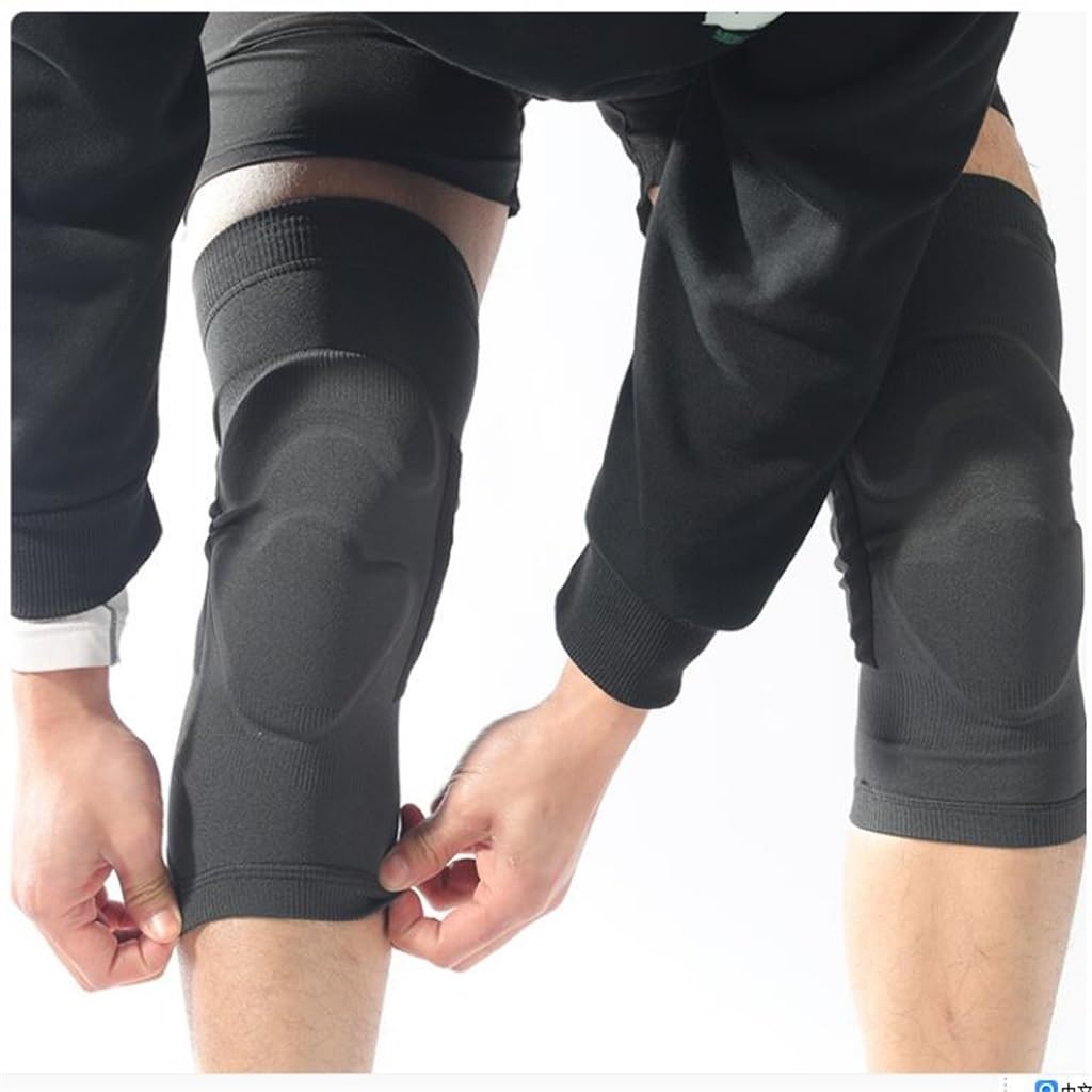 MRKU Rodilleras Deportivas Antideslizantes con Soporte y Calentadores, Finas, para Danza, para Mujer, con protección anticaídas para Las articulaciones.