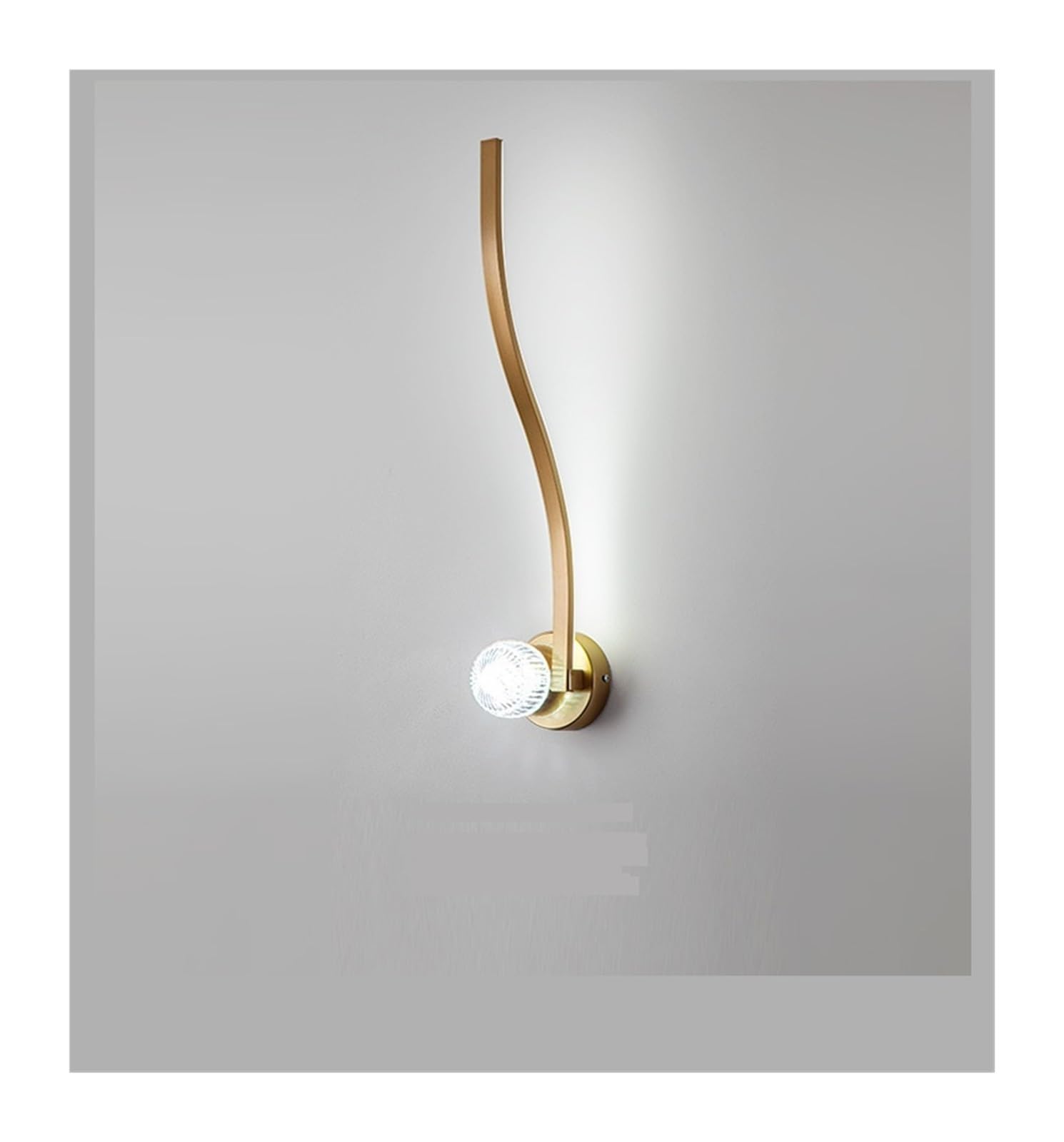 Applique fond salon moderne et luminaire de chevet de chambre à trois couleurs de lumière