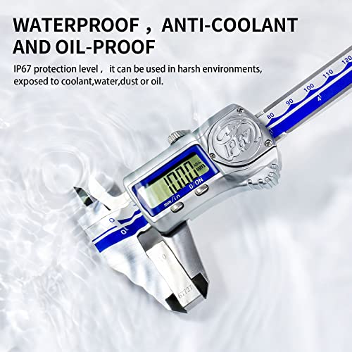 Calibrador Digital Absoluto IP67 Acero Inoxidable 0-6 pulg miniatura 5