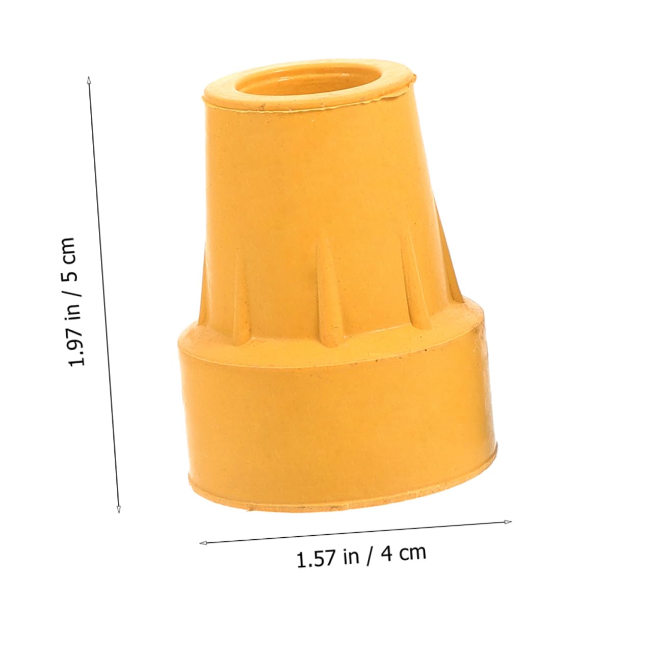 BUTIFULSIC 12pcs Anti-Slip Pad Crutches Hiking Pole Protectors Walking Sticks Tips Walking Sticks Replacement Tips Trekking Pole Tip Protectors Walking Cane Tips Hiking Cane Tips Rubber