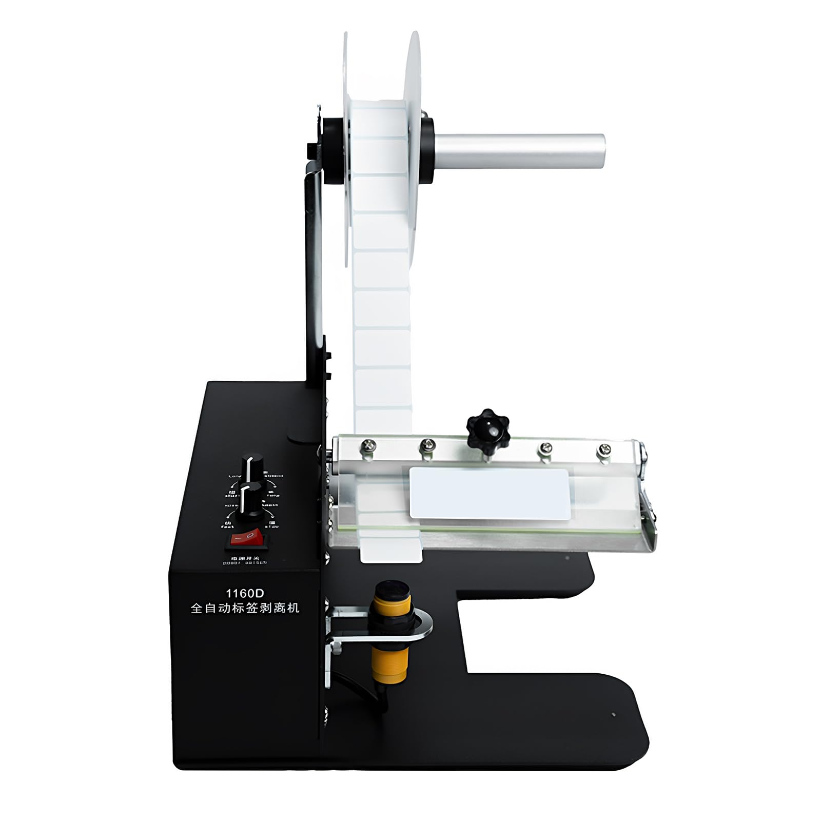 RKXKJ Automatic Label Peeler, With Smart Sensor, For 4-150mm Width Tags, Speed Adjustable 8"/s, No Jamming, Sticker Dispenser For Rolls Various Labels