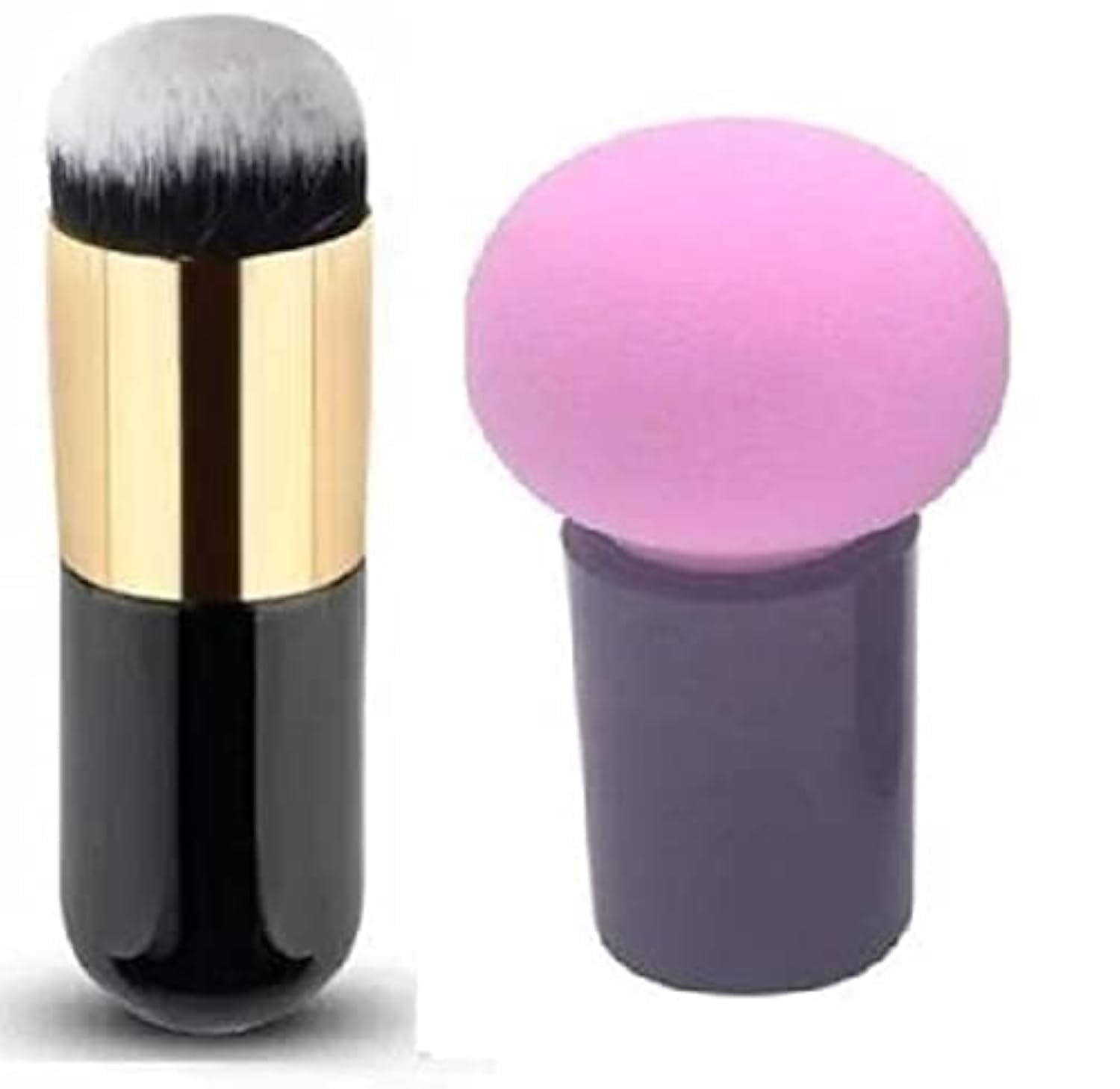 Lusty soul Foundation blusher brush mushroom blender Multicolor-image-34