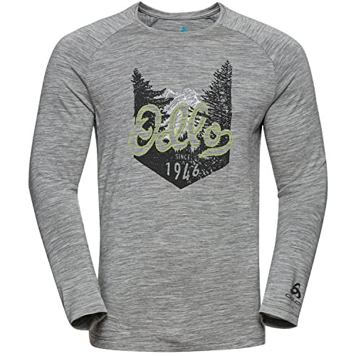 Odlo Herren Merino Heritage Shirt - Wärmende Thermounterwäsche Für Kalte Tage