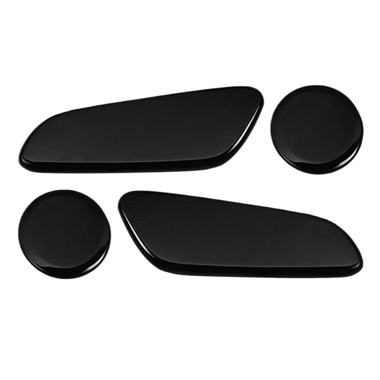 Car Interior Stickers for Cooper for F60 for Countryman Car Center Console Tidying Armrest Box Panel Trim Stainless Steel Decorative Sticker(2)