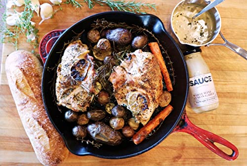 Le Sauce Gourmet Lemon White Wine Garlic Finishing Sauce, low sugar, great on chicken, vegetables, fish, foodie approved. Cream, butter, yum (2-Pack) - Thumbnail 3