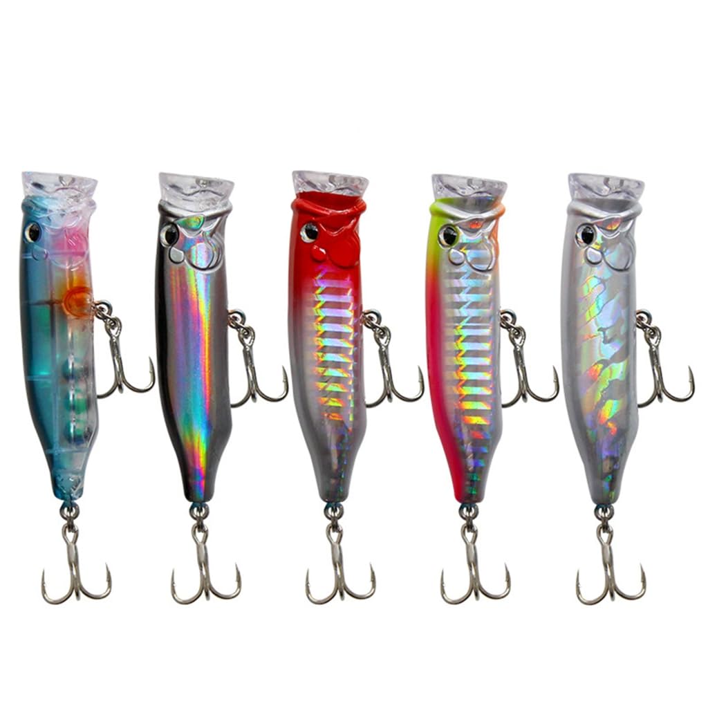 Elnwnnkc Small Fishing Lures with Realistic Detailing Sharps Hook for Basses Trout Saltwater Freshwaters