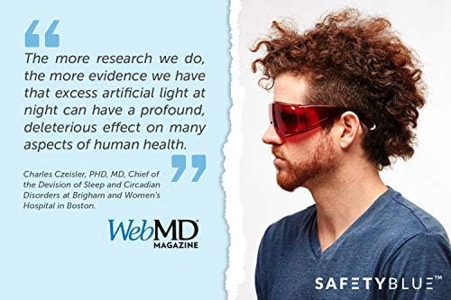 Sleep Savior Red Fitover Glasses - Anti Blue & Green Blocking Glasses | Better Night Sleep - Image 7