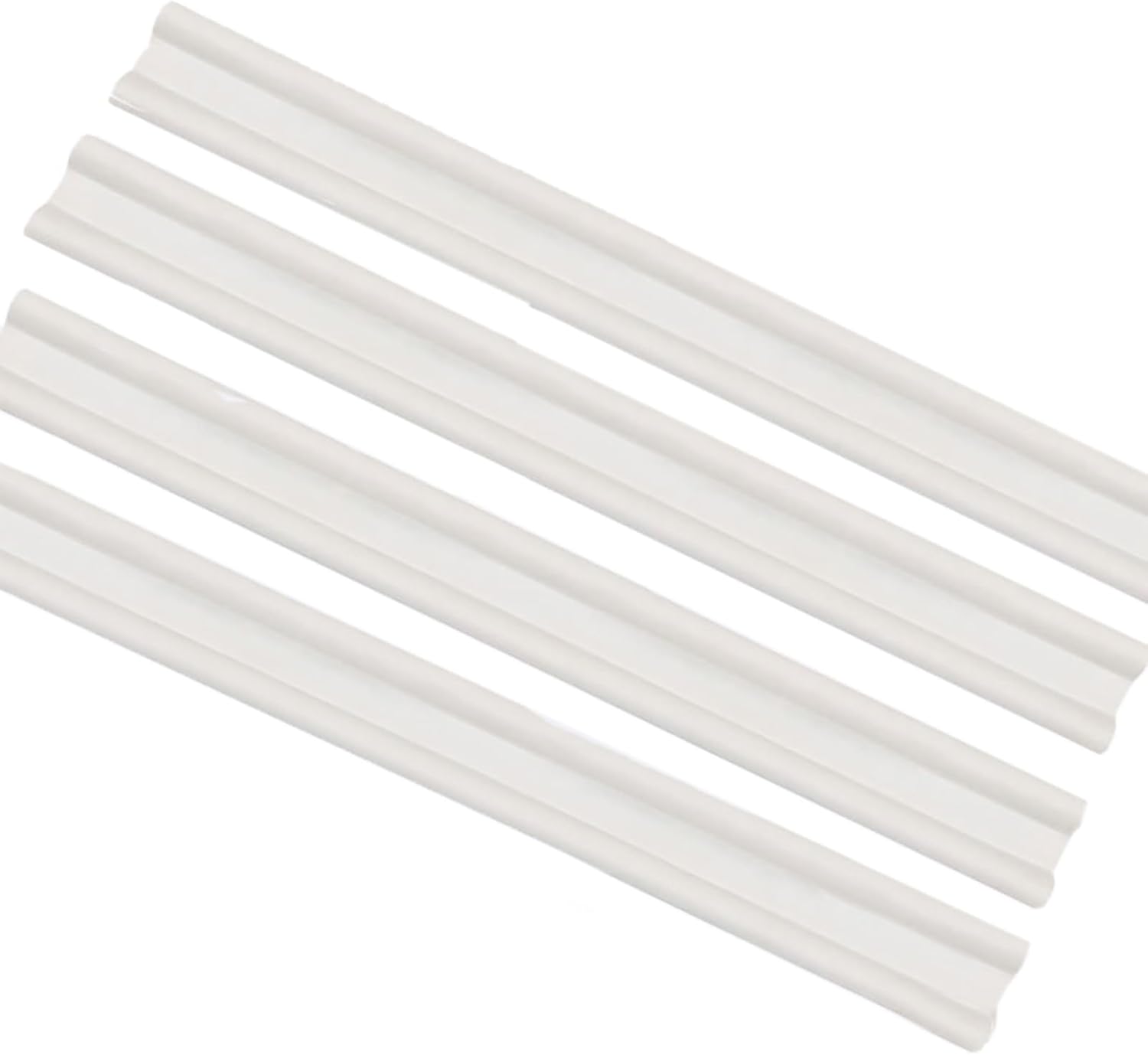 93 CM Under Door Draft Stopper - Noise Blocker & Weather Stripping - Easy to Cut & Install - Waterproof Door Bottom Seal Strip(White,4 pcs)