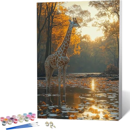 Paint by Numbers �L���� �������G �X �y�C���g�o�C�i���o�[, ��l�p�����h��G�L�����o�X�N���t�g �u���V�ƃA�N�����G�̋�� �z�[�� �I�t�B�X����, �����ւ̃M�t�g 100x135cm -zjn2604CD