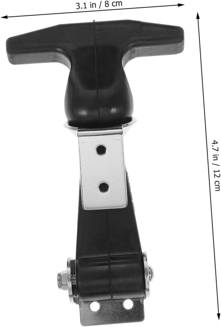 2pcs Rubber Latch for Door Draw Latches Stainless Steel T-Handle for Truck Tool Box