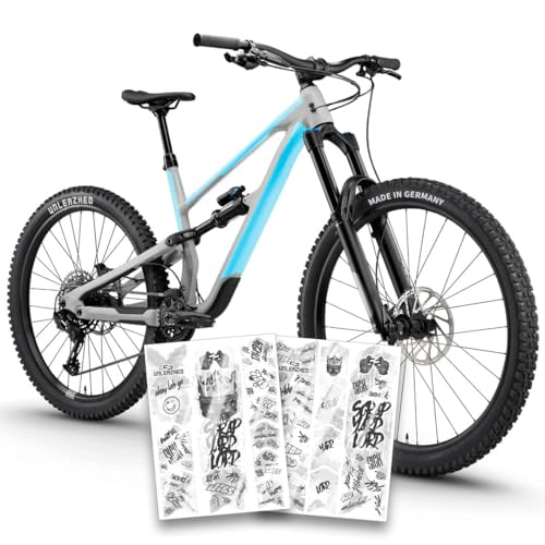 unleazhed Bike Protection BP01 L Frame Edition downhill24 Glossy |Rahmenschutzfolie für Mountainbikes | Made in Germany |19 -teiliges Rahmenschutz-Set