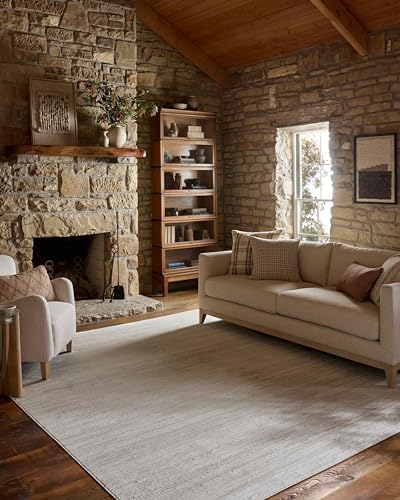 Loloi Townes Collection TOW-02 Beige/Ivory 7'-10" x 10' Area Rug