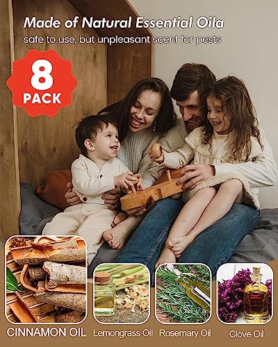 Seekbit RT-14 Rodent Repellent Large, Cinnamon Peppermint Oil Repels Mice And Rats And Other Rodents, Mouse Repellent For Indoor Outdoor Rv Closets Car Engines thumb #1
