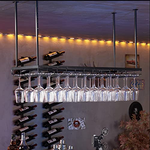 Support de verre à vin à l'envers suspendu pour une organisation idéale - 2
