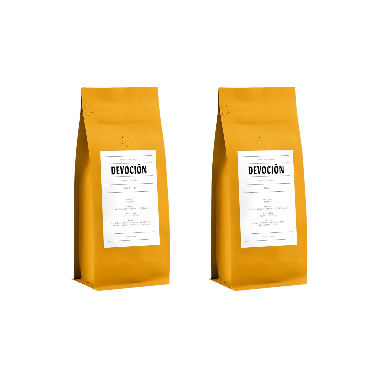 Bean Box Coffee Sampler - Explore Colombia, 2-Pack, Freshly Ground, Gourmet Coffee