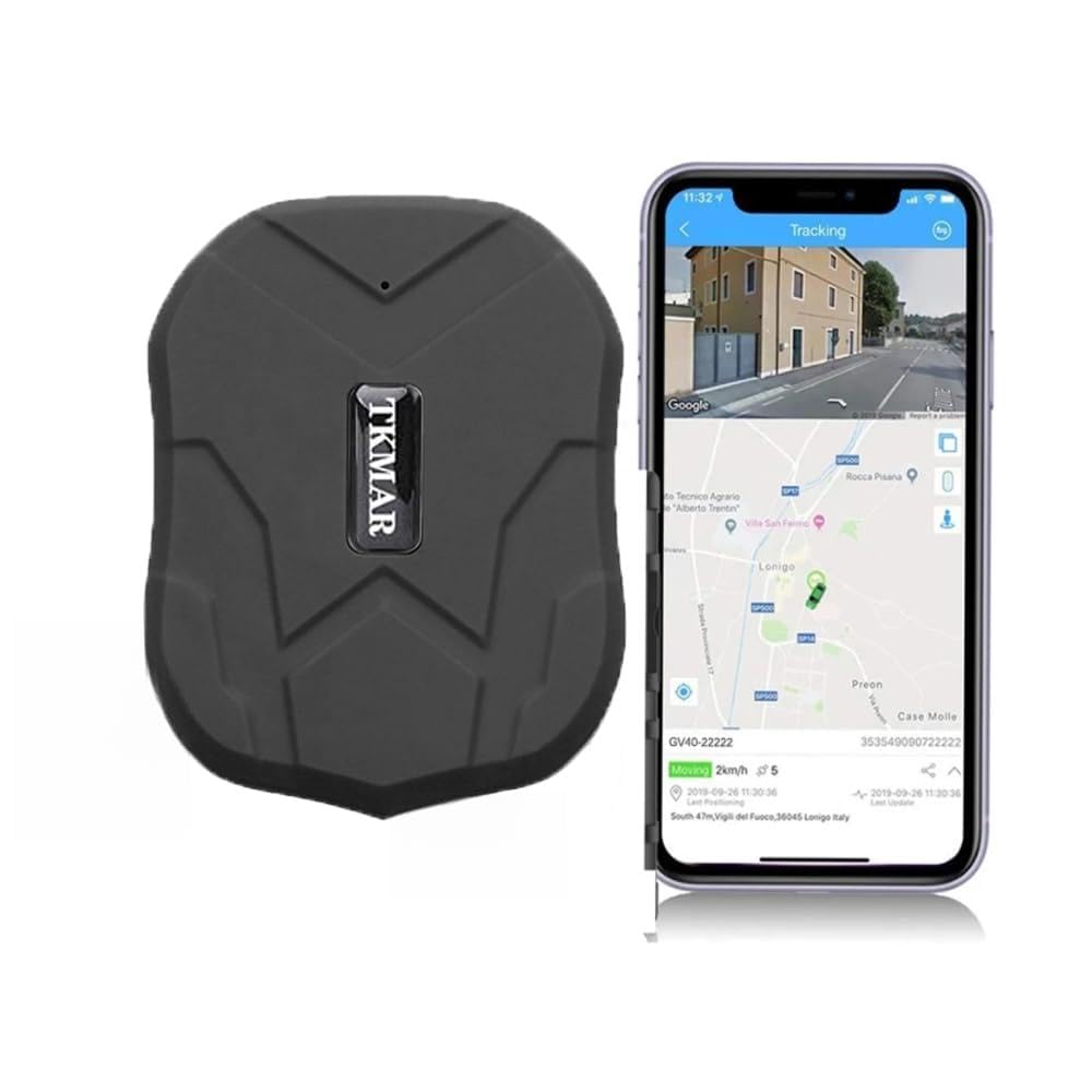 TKMARS 4G Localizador GPS para Coche, 10000mah IP65 Impermeable GPS Rastreador, Tiempo Real Magnético 150 Días en Espera GPS Tracker