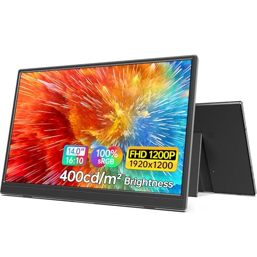 Amazon.co.jp: MNN ポータブルモニター 14インチ FHD 1920 * 1200P USB