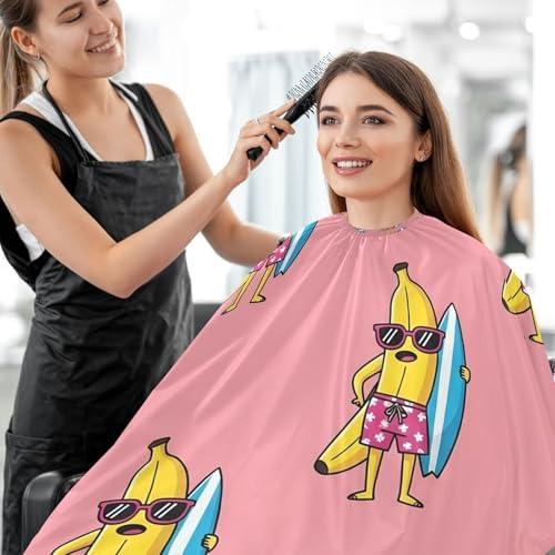 Capa de Barbero Impermeable Kigai Cool Banana para Hombre miniatura 7